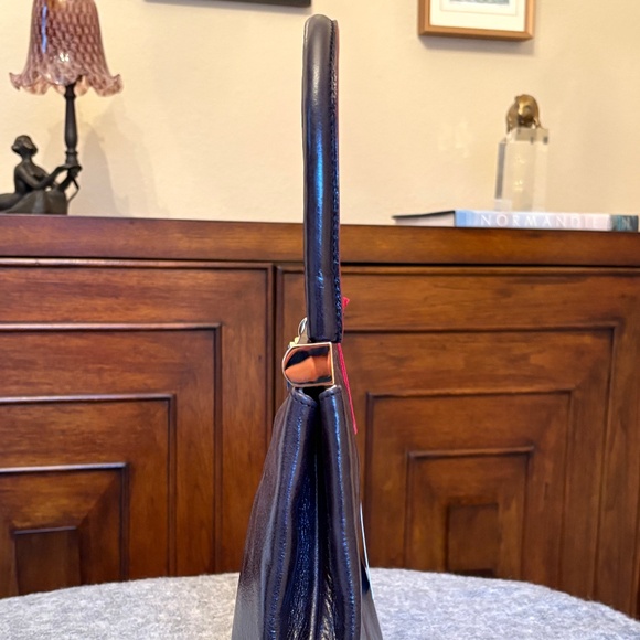 Frances Valentine Delphine Napalac Lady Bag – Black Patent Leather – NWT – Rare - Picture 5 of 13